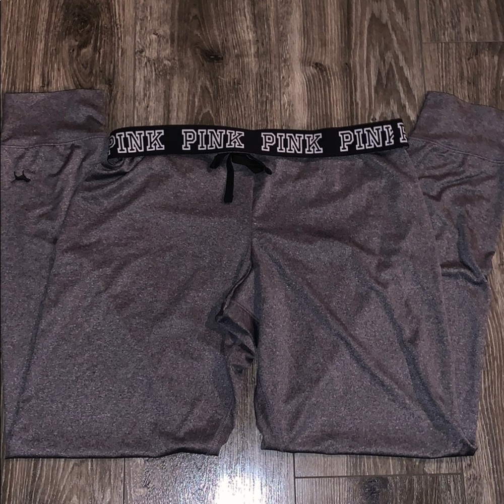 New PINK VS Stretch Joggers Sz Large